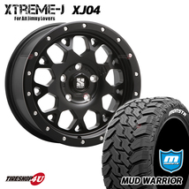 4本セット XTREME-J XJ04 18x8.0J 5/127 +35 SBK MONSTA MUD WARRIOR M/T 285/60R18 ホワイトレター ジープ ラングラー JL JK_画像1