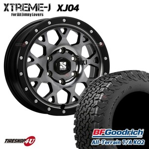 4本セット XTREME-J XJ04 16x8.0J 6/139.7 +18 GBM BFGoodrich ALL-TERRAIN T/A KO2 265/75R16 ホワイトレター プラド ハイラックス