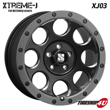 4本セット XTREME-J XJ03 16x7.0J 5/114.3 +35 FBK MUDSTAR radial M/T 215/65R16 ホワイトレター アルファード エルグランド_画像2