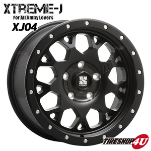 4本セット XTREME-J XJ04 16x7.0J 5/114.3 +35 SBK MUDSTAR マッドスター ラジアル M/T 215/70R16 WL デリカD5 アウトランダー CX-5