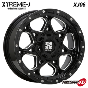 4本セット XTREME-J XJ06 17x8.0J 6/139.7 +20 MONSTA モンスタ RTハイブリッド R/T 265/70R17 WL FJクルーザー プラド