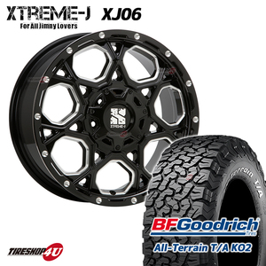 4本セット XTREME-J XJ06 16x7.0J 5/100 5/114.3 +42 +50 BFグッドリッチ オールテレーン T/A KO2 225/70R16 WL フォレスター デリカD5