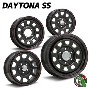 4本セット DAYTONA SS デイトナ 16x6.5J 6/139.7 +45 BK MONSTA MUD WARRIOR M/T 215/70R16 ホワイトレター NV350 キャラバン E26 E25