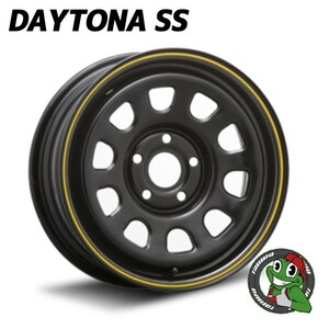 4本セット DAYTONA SS デイトナ Type1 15x6.0J 5/108 +30 BK MUDSTAR radial A/T 195/65R15 WL ルノー カングー専用 RENAULT KANGOO KW系