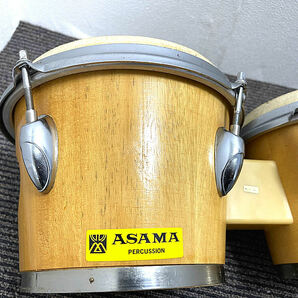 打楽器 民族楽器 ASAMA アサマ percussion パーカッション ウッド ボンゴ 太鼓 伝統楽器 ラテンパーカッション の画像3