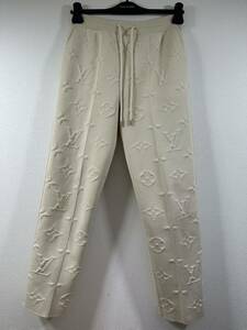  Louis Vuitton 3D monogram jo silver g pants RW231W LO0 FOKP04 ivory size S