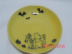 ABC кулинария Studio медведь. Винни Пух plate Halloween рисунок передний поле керамика сделано в Японии ( маленькая тарелка / керамика / Disney / Tiger / Пятачок /.. Pooh 