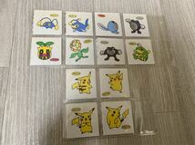 送料無料　美品　ポケモンパンシール約70枚　ポケットモンスターシールホルダー付属　大量まとめ売り　レア希少　稀少　ミュウ　デコキャラ_画像4