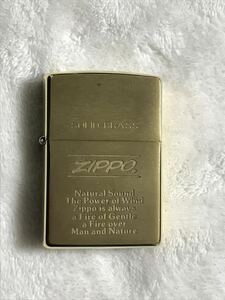 ZIPPO ジッポ ジッポライター ジッポー SOLID BRASS ソリッドブラス 喫煙具 1996年製 未使用品 アンティーク ビンテージ ヴィンテージ 真鍮