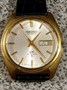 完動品、カレンダーOK,国鉄総裁、功責彰時計、ロードマチック。 SEIKO