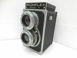 ☆RICOH FLEX リコーフレックス MODEL VI 1:3.5 f=80mm 二眼レフカメラ 動作未確認 中古 ジャンク品☆