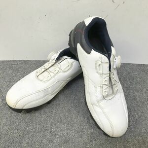 S205-不明 MIZUNO ミズノ ゴルフシューズ 51GM15279 メンズ 26.5cm LS-001 ホワイト ゴルフ用品 ⑯