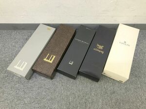 S219-I37-3325 ブランド フェイスタオル まとめ売り ５点セット dunhill BURBERRY LANVIN など ※未使用 箱付き ⑯