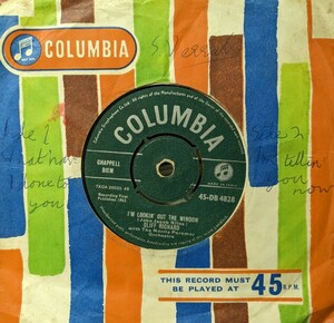  ☆CLIFF RICHARD/I'M LOOKING OUT THE WINDOW1962'UK COLUMBIA 7INCH