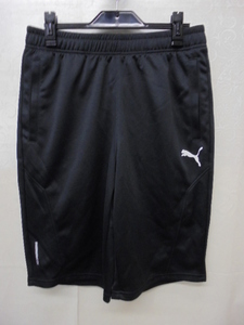 【KCM】Z-puma-639-M★展示品★【PUMA/プーマ】メンズ トレーニング ハーフパンツ　DRYCELL 吸湿速干　519794-01　ブラック　M