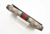 ☆安心の３大保証☆ ABランク ≪GUCCI グッチ オフィディア/二つ折り長財布≫ 523153 GG コンチネンタルウォレット ベージュ 美品 送料無料_画像5