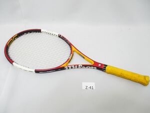 Z-41【現状渡し】ウィルソンWilson■硬式テニスラケット nCODE nps95 グリップ2■エヌコード/長期保管品