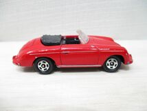 ネ5B-37 トミカTOMICA■No.F9■ポルシェ 356 スピードスター/PORSCHE SPEEDSTER■S=1/59■MADE IN JAPAN/日本製■旧トミー/TOMY■赤/レッド_画像4