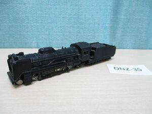 コONZ-35 【当時物】トレーン■D5101 蒸気機関車/全長約14.5cm■MADE IN JAPAN/日本製■昭和レトロ