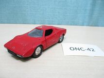 ネONC-42 【当時物・ジャンク】norev jet-carノレブ社製1972■LANCIA STRATOS No.713■1/43 フランス製 ミニカー ランチア■昭和レトロ_画像1