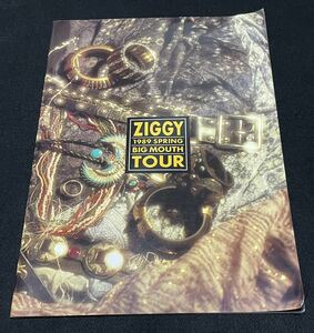 ZIGGY(ジギー) 1989 Spring Big Mouth Tour パンフレット　ツアーパンフ