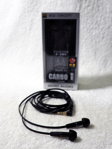 ★ZERO AUDIOイヤホン CARBO i ZH-DX240-CI 外装箱・付属品一式あり ■美品 即決!