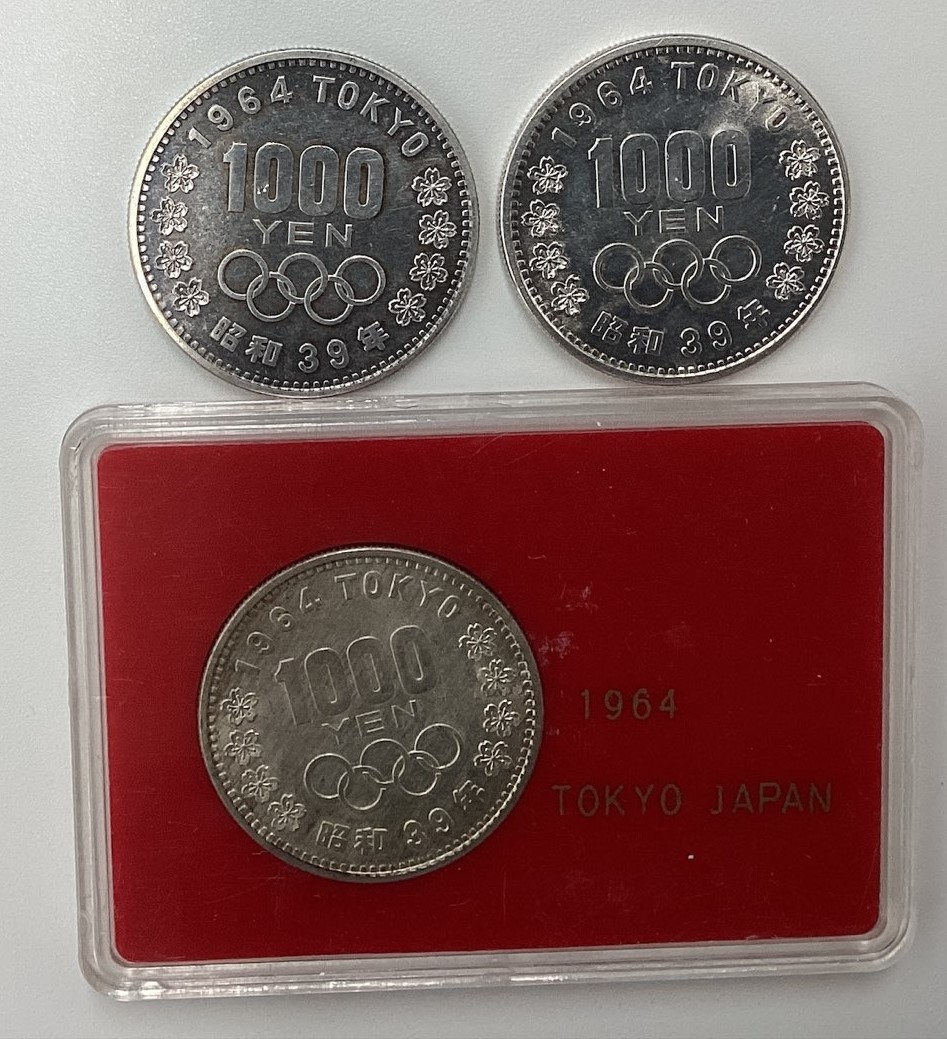 2023年最新】ヤフオク! -1964年東京オリンピック1000円銀貨の中古品