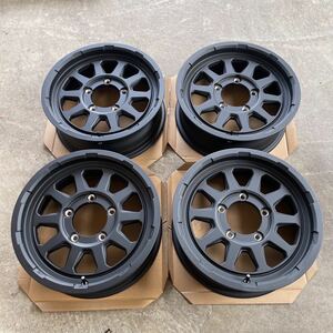 【マッドクロス レンジャー】16×5.5J+20 139.7/5H◆MAD CROSS 4本セット　スズキ　ジムニー　マッドブラック