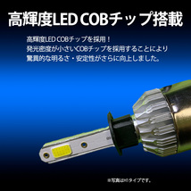 1】 エブリイワゴン DA17W HID H1 ヘッドライト ハイビーム用 COBタイプ 12V 72W 一体型_画像2