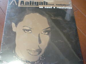 12インチ未開封　　AALIYAH feat. timbaland / WE NEED A RESOLUTION