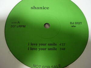 12インチ　　SHANICE / I LOVE YOUR SMILE　MONIE / LOVE ITS A SHAME　MASSIVO / LOVING YOU