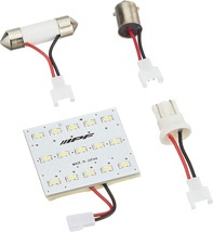 ルームランプ LED 車用 T10 T13 T16 T10×31 T10×28 G14 150lm 7000K ホワイト 12V用 1個入 プレートタイプ マルチ仕様 309R IPF_画像2