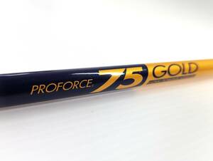 PROFORCE 75 GOLD｜43.8インチ (ドライバー用) フレックス：S｜★2個以上のご購入で全て送料無料★ プロフォース ゴールド