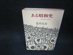 ある昭和史　色川大吉　中公文庫　日焼け強シミ有/OFL