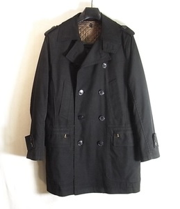 size46 Dolce & Gabbana liner attaching trench coat black 