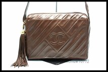 希少美中古■CHANEL 3番台 ココマーク フリンジ レザー ショルダーバッグ シャネル■1012cu16034_画像1