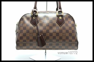 希少美中古■LOUIS VUITTON ダミエ ドゥオモ レザー ハンドバッグ ルイヴィトン■1026bd214-3K