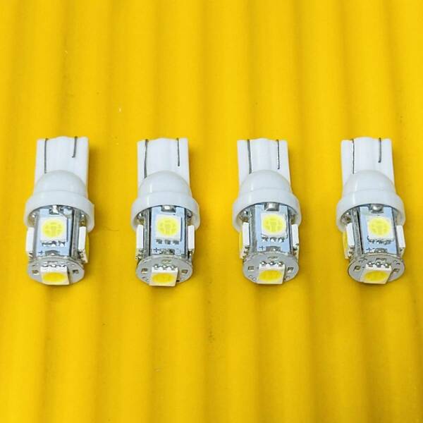 車検対応◇爆光！JJ1/2 N-VAN Lグレード エヌバン LED スモール ポジション ライセンス ナンバー灯 4点 T10 ホワイト ウェッジ球 12V