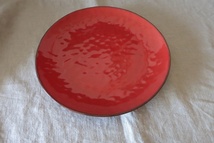 美品　　赤　　皿26センチ　大皿　　イタリア製　_画像5