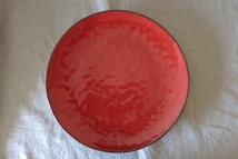 美品　　赤　　皿26センチ　大皿　　イタリア製　_画像6
