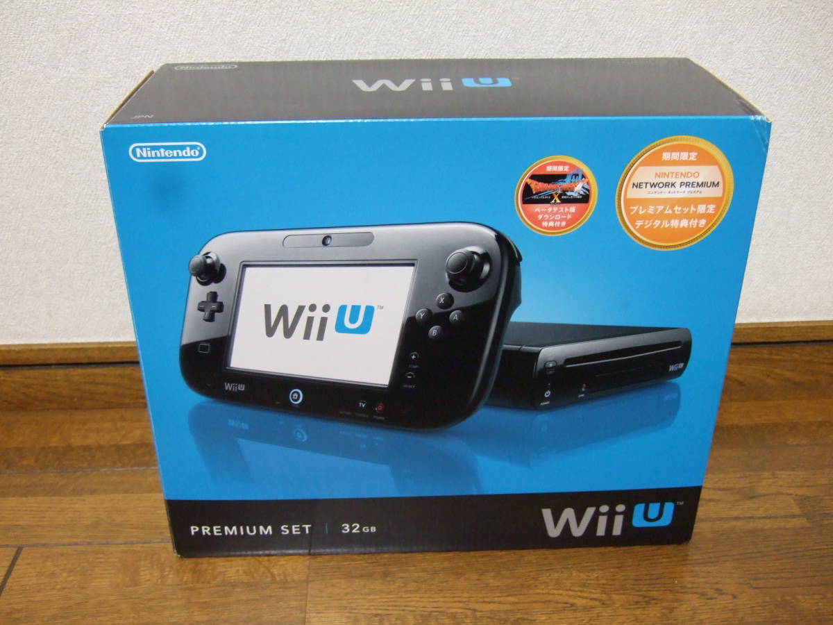 任天堂 Wii U PREMIUM SET kuro オークション比較 - 価格.com