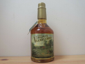 未開栓★超希少終売品 Virginia Gentleman Straight Bourbon Whiskey バージニアジェントルマン バーボン ウイスキー 700ml 45% 90PROOF