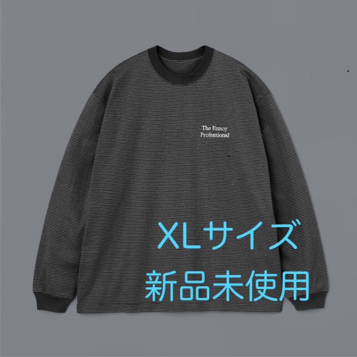 ennoy エンノイL/S BORDER T-SHIRTS (BLACK × WHITE) 1LDK