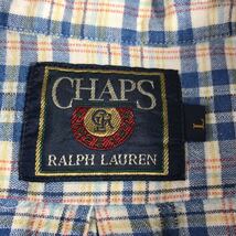 CHAPS RALPH LAUREN チャップス ラルフローレン 半袖シャツ L チェック マルチカラー_画像4