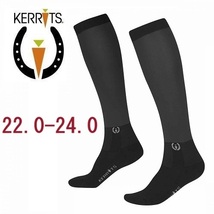 Kerrits　ケリッツ　グレー　ライディングソックス　乗馬靴下　乗馬用品　馬術_画像1