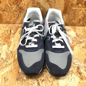 未使用 New Balance スニーカー ネイビー グリーン 26.5cm ML373OE2 [jgg]