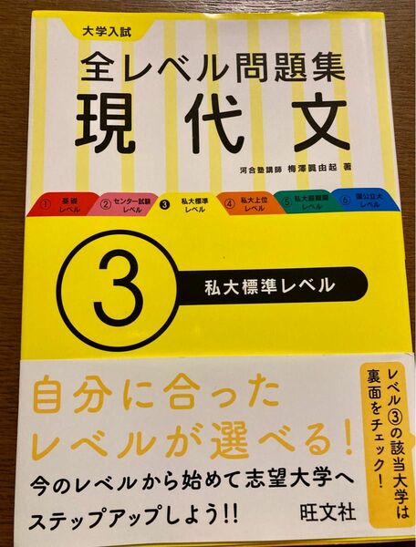 旺文社　 全レベル問題集　 現代文③ 私大標準レベル　大学入試