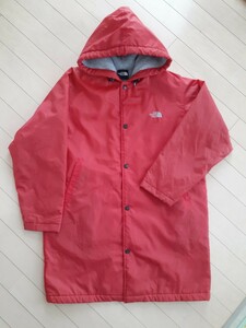 THE NORTH FACE　KIDS150 ベンチコート　RED 赤