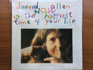 美盤 France盤 Daevid Allen NOW IS THE HAPPIEST TIME OF YOUR LIFE LP ex-Soft Machine, Gong / Folk Rock, Psychedelic, Canterbury