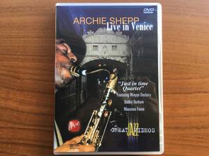 廃盤 美品 Archie Shepp LIVE IN VENICE DVD PAL Just In Time Quartet Featuring Wayne Dockery, Bobby Durham, Massimo Farao